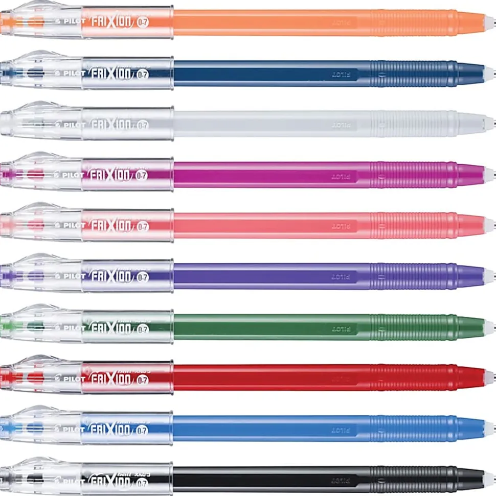 Pilot® FriXion® Ball ColorSticks Erasable Ballpoint Pens, Pack of 48, Medium Point, 0.7 mm, Assorted Colors