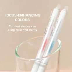 Pilot FriXion Clicker Aura Retractable Erasable Gel Ink Pens, Fine Point, 0.7mm, White Barrel, Assorted Ink, Pack of 3 Pens