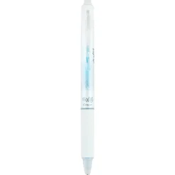 Pilot FriXion Clicker Aura Retractable Erasable Gel Ink Pens, Fine Point, 0.7mm, White Barrel, Assorted Ink, Pack of 3 Pens