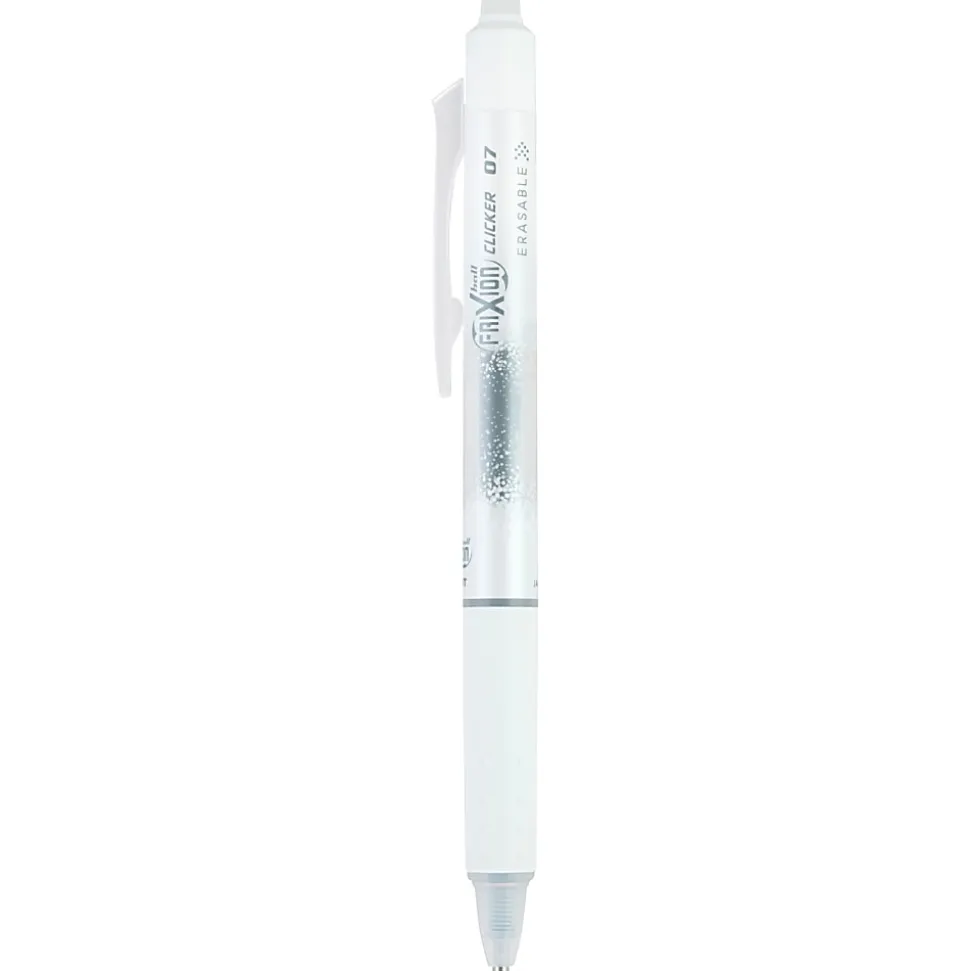 Pilot FriXion Clicker Aura Retractable Erasable Gel Ink Pens, Fine Point, 0.7mm, Assorted Ink, Pack of 3 Pens