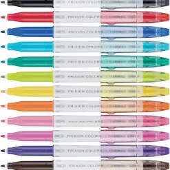 Pilot FriXion Colors Erasable Marker Pens  12 / Pack