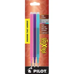 Pilot® FriXion® Erasable Ink Pen Refills, Fine Point, 0.7mm, Assorted Inks, Pack Of 3