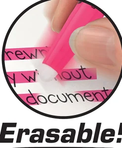 Pilot® FriXion® Light Erasable Highlighter, Chisel Tip, Pink, Single Pen