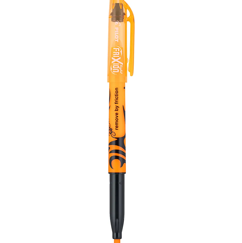 Pilot FriXion Light Erasable Highlighter, Chisel Tip, Orange Ink, Single Pen