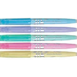 Pilot® FriXion® Light Pastel Erasable Highlighters, Pack of 5, Chisel Tip, Assorted Colors, 46543