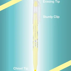 Pilot® FriXion® Light Pastel Erasable Highlighters, Pack of 5, Chisel Tip, Assorted Colors, 46543