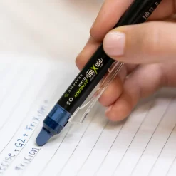 Pilot® FriXion® Synergy Clicker Erasable Retractable Gel Pens, Pack of 3, Extra Fine Point, 0.5mm, Black Barrel, Assorted Inks