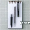 Pilot® FriXion® Synergy Clicker Erasable Retractable Gel Pen, Extra Fine Point, 0.5mm, Black Barrel, Black Ink