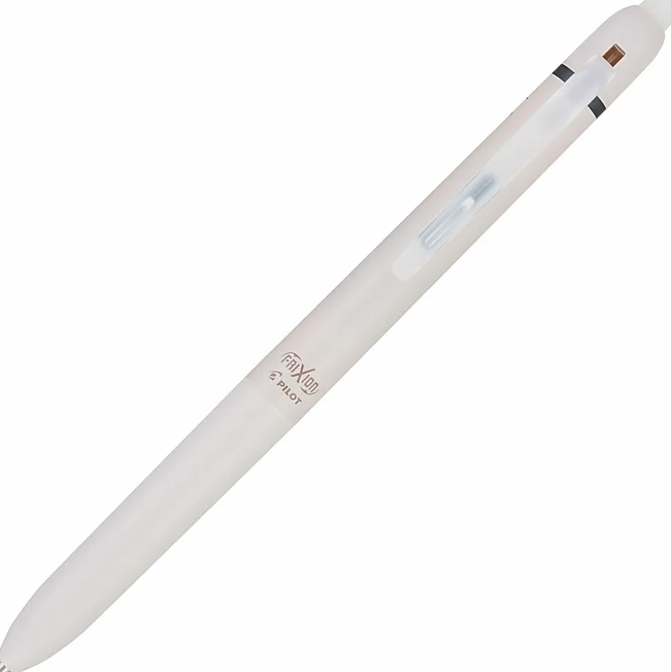 Pilot FriXion Waai Retractable Erasable Gel Ink Pen, Extra Fine Point, 0.5mm, Beige Barrel, Black Ink, Single Pen