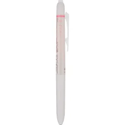 Pilot FriXion Waai Retractable Erasable Gel Ink Pen, Extra Fine Point, 0.5mm, Beige Barrel, Light Pink Ink, Single Pen