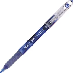 Pilot® Gel Ink Rollerball Pens, P-700, Fine Point, 0.7 mm, Blue Barrel, Blue Ink, Pack Of 12 Pens