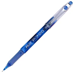 Pilot® Gel Ink Rollerball Pens, P-700, Fine Point, 0.7 mm, Blue Barrel, Blue Ink, Pack Of 12 Pens