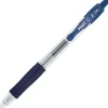 Pilot G2 Gel Pen, Extra Fine Point, 0.5 mm, Clear Barrel, Navy Ink