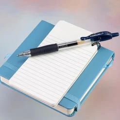 Pilot G2 Gel Pen, Extra Fine Point, 0.5 mm, Clear Barrel, Navy Ink
