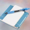 Pilot G2 Gel Pen, Fine Point, 0.7 mm, Clear Barrel, Periwinkle Ink
