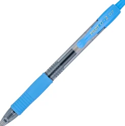 Pilot G2 Gel Pen, Fine Point, 0.7 mm, Clear Barrel, Periwinkle Ink