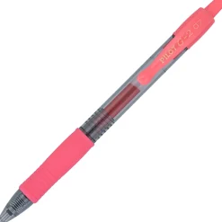 Pilot G2 Inspiration Gel Pens, Fine Point, 0.7 mm, Clear Barrels, Assorted Ink, Tub Of 36 Pens