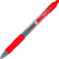 Pilot G2 Inspiration Gel Pens, Fine Point, 0.7 mm, Clear Barrels, Assorted Ink, Tub Of 36 Pens