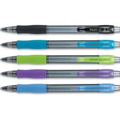 Pilot® G-2® Mechanical Pencil, 0.7mm, #2 Lead, Assorted Barrel Colors, Pack Of 5