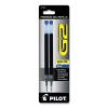 Pilot® G2® Premium Gel Ink Refills, Extra-Fine Point, 0.5 mm, Blue Ink, Pack Of 2