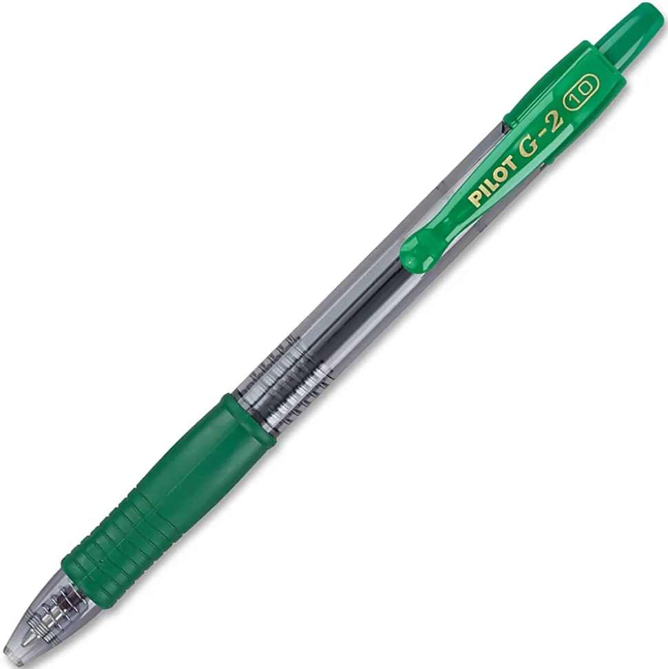 Pilot G2 Retractable Gel Pens, Bold Point, 1.0 mm, Assorted Barrels, Assorted Ink Colors, Pack Of 4