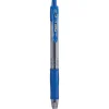 Pilot G2 Retractable Gel Pens, Bold Point, 1.0 mm, Blue Barrel, Blue Ink, Pack Of 12 Pens