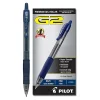 Pilot G2 Retractable Gel Pens, Fine Point, 0.7 mm, Clear Barrels, Navy Ink, Pack Of 12 Pens