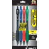 Pilot G2 Retractable Gel Pens, Fine Point, 0.7 mm, Assorted Barrels, Assorted Ink Colors, Pack Of 4