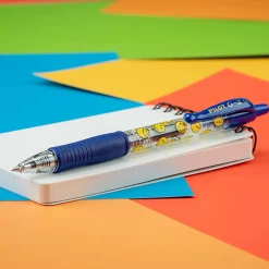 Pilot G2 | SmileyWorld Gel Pen, Fine Point, 0.7mm, Translucent Barrel, Blue Ink, Single Pen