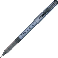 Pilot® Liquid Ink Razor Point Pens, Extra-Fine Point, 0.3 mm, Graphite Barrel, Black Ink, Pack Of 12 Pens