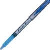 Pilot® Liquid Ink Razor Point Pens, Extra-Fine Point, 0.3 mm, Graphite Barrel, Blue Ink, Pack Of 12 Pens