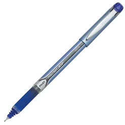 Pilot® Precise Grip™ Liquid Ink Rollerball Pens, Bold Point, 1.0 mm, Black Metallic Barrel, Black Ink, Pack Of 12 Pens