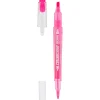 Pilot Precise Marklighter2 Dual Tip Highlighter, Chisel and Extra Fine Tip, Pink