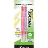 Pilot Precise Marklighter2 Dual Tip Highlighter And Creative Markers, Chisel/Extra Fine Tips, Assorted, Pack Of 2 Highlighters