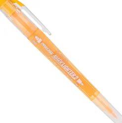 Pilot Precise Marklighter2 Dual Tip Highlighter, Chisel and Extra Fine Tip, Apricot