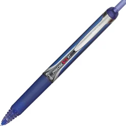 Pilot® Precise™ V5 Liquid Ink Retractable Rollerball Pens, Extra Fine Point, 0.5 mm, Blue Barrels, Blue Ink, Pack Of 12