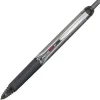 Pilot® Precise™ V5 Liquid Ink Retractable Rollerball Pens, Extra Fine Point, 0.5 mm, Black Barrels, Black Ink, Pack Of 12