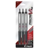 Pilot® Precise™ V5 Liquid Ink Retractable Rollerball Pens, Extra Fine Point, 0.5 mm, Assorted Barrels, Red Ink, Pack Of 12