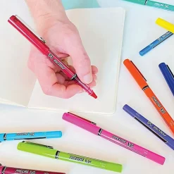 Pilot® Precise™ V5 Liquid Ink Rollerball Pens, Extra Fine Point, 0.5 mm, Assorted Barrels, Assorted Ink Colors, Pack Of 7