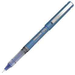 Pilot® Precise™ V5 Liquid Ink Rollerball Pens, Extra Fine Point, 0.5 mm, Blue Barrel, Blue Ink, Pack Of 12 Pens