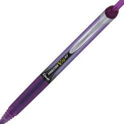 Pilot Precise V10 Retractable Rolling Ball Pen, Bold Point, 1.0 mm, Purple, Single Pen