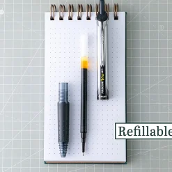 Pilot Precise V10 Retractable Rolling Ball Pen, Bold Point, 1.0 mm, Black, Single Pen