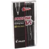 Pilot Precise V5 Rollerball Pens, Extra Fine Point, Black Barrel, Black Ink