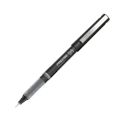 Pilot Precise V5 Rollerball Pens, Extra Fine Point, Black Barrel, Black Ink