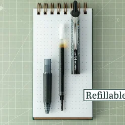 Pilot Precise V5 RT Floral Pen, Extra Fine Point, 0.5mm, Black Barrel, Black Ink, Single Pen