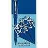 Pilot® Razor Point Pens, Extra-Fine Point, 0.3 mm, Blue Barrel, Blue Ink, Pack Of 12 Pens