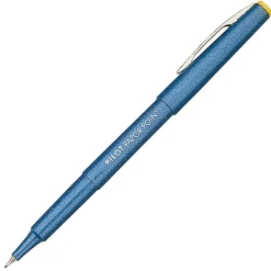Pilot® Razor Point Pens, Extra-Fine Point, 0.3 mm, Blue Barrel, Blue Ink, Pack Of 12 Pens