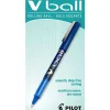 Pilot® V-Ball™ Liquid Ink Rollerball Pens, Fine Point, 0.7 mm, Blue Barrel, Blue Ink, Pack Of 12 Pens