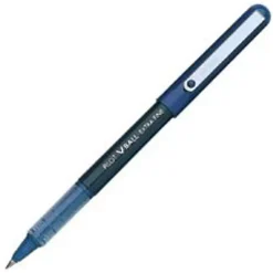 Pilot® V-Ball™ Liquid Ink Rollerball Pens, Extra Fine Point, 0.5 mm, Blue Barrel, Blue Ink, Pack Of 12 Pens