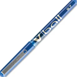 Pilot® V-Ball™ Liquid Ink Rollerball Pens, Extra Fine Point, 0.5 mm, Blue Barrel, Blue Ink, Pack Of 12 Pens